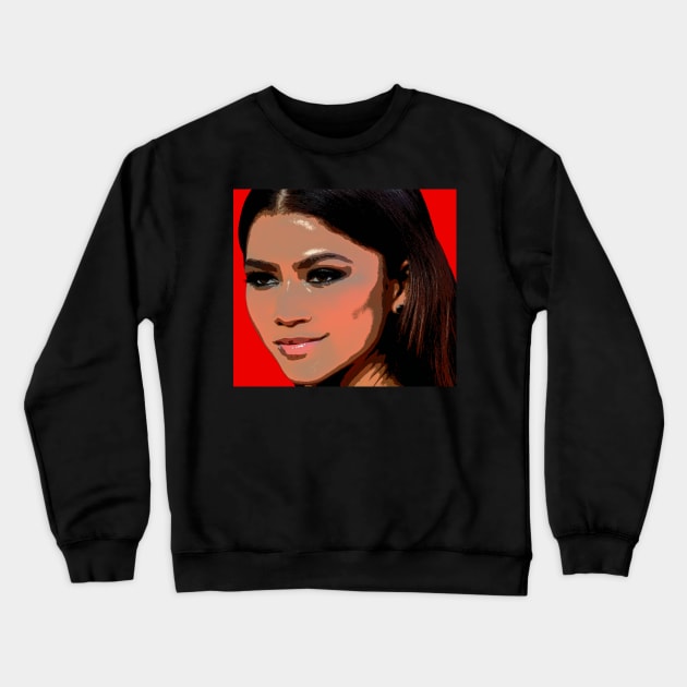 zendaya Crewneck Sweatshirt by oryan80